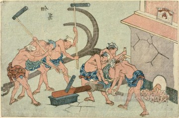 escenas callejeras recién publicadas 11 Katsushika Hokusai Ukiyoe Pinturas al óleo